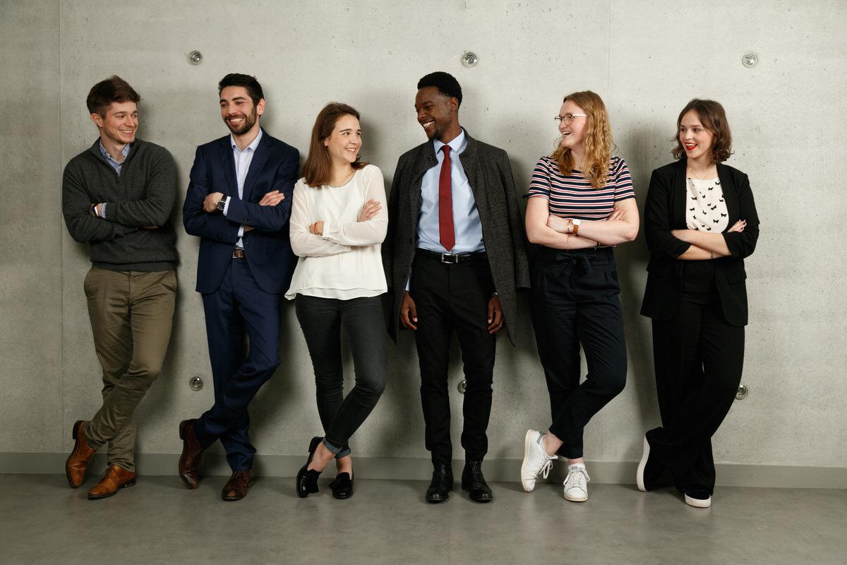 group pic of students